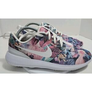Nike Womens Roshe Golf Shoes Floral -100 Size 9.5 AA1851-500 Nike Golf Shoes